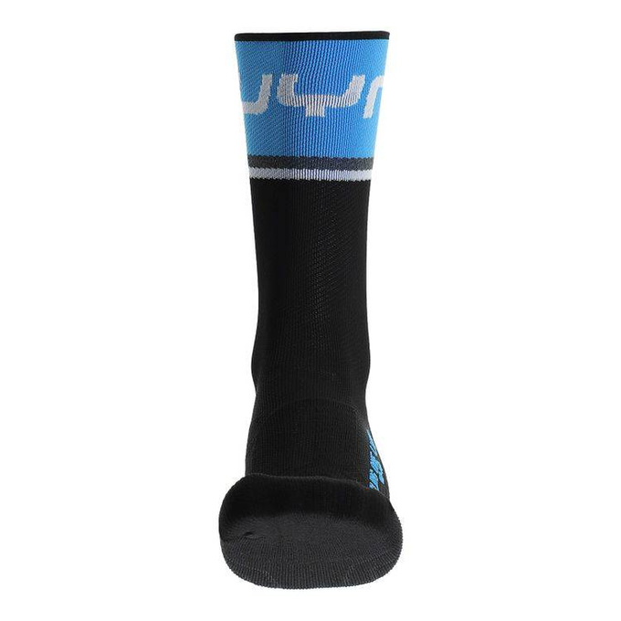 Cycling Socks UYN Man Cycling One Light Black/Cobalt Blue- 2023