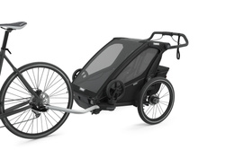 Bicycle Trailer Thule Chariot Sport 2-seat Multisport Bike Trailer Midnight Black - 2024