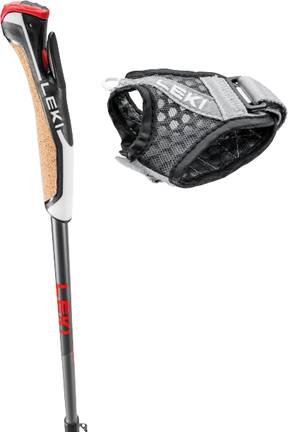 Stocke Nordic Walking LEKI Instructor Lite Red