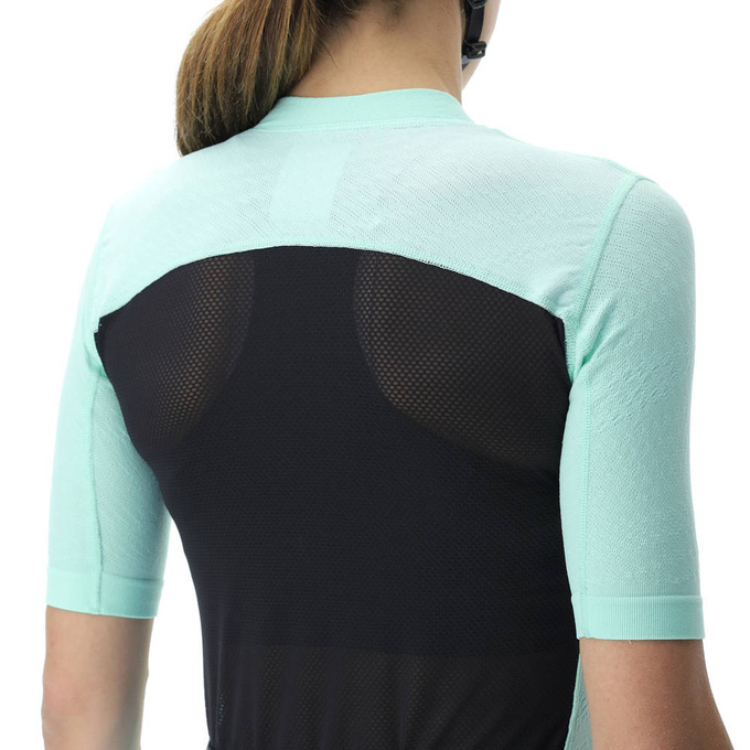 Fahrradtrikot UYN Lady Biking Lightspeed Brook Green/Black - 2023