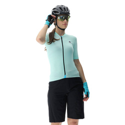 Fahrradtrikot UYN Lady Biking Lightspeed Brook Green/Black - 2023