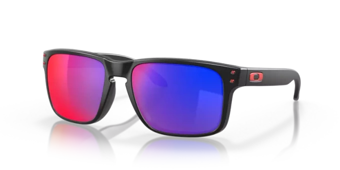 Sonnenbrille Oakley Holbrook Matte Black/Positive Red Iridium - 2023