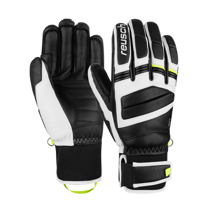 Gloves Reusch Master Pro Black/White/Safety Yellow - 2024/25