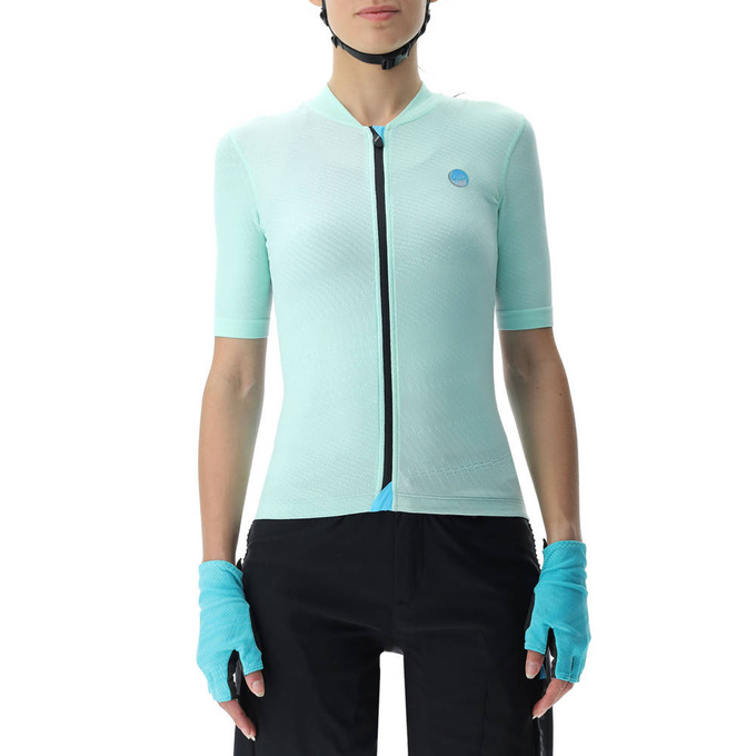 Fahrradtrikot UYN Lady Biking Lightspeed Brook Green/Black - 2023