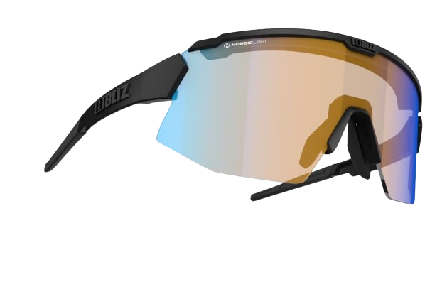 Sonnenbrille BLIZ Breeze Nano Optics| Nordic Light Coral: Orange Blue