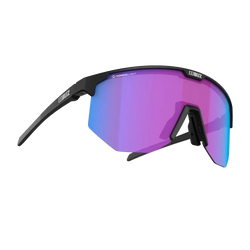 Sunglasses BLIZ Hero Small Matt Black/Violet Blue - 2024