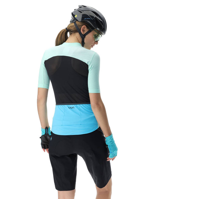 Fahrradtrikot UYN Lady Biking Lightspeed Brook Green/Black - 2023