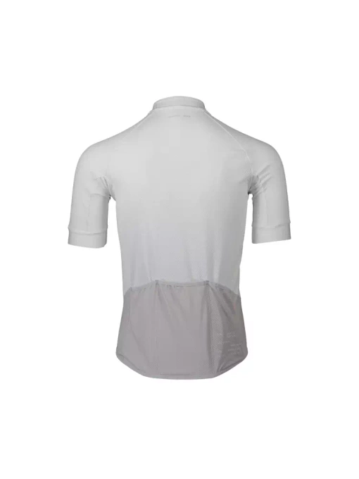 POC M's Essential Road Logo Jersey  Hydrogen White/Granite Grey