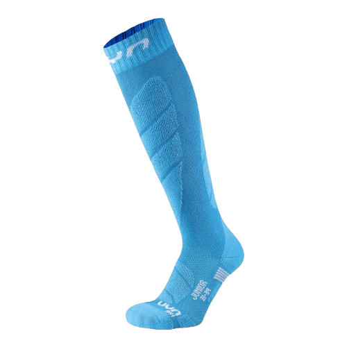 Skisocken UYN Junior Ski Socks Turquiose - 2024/25