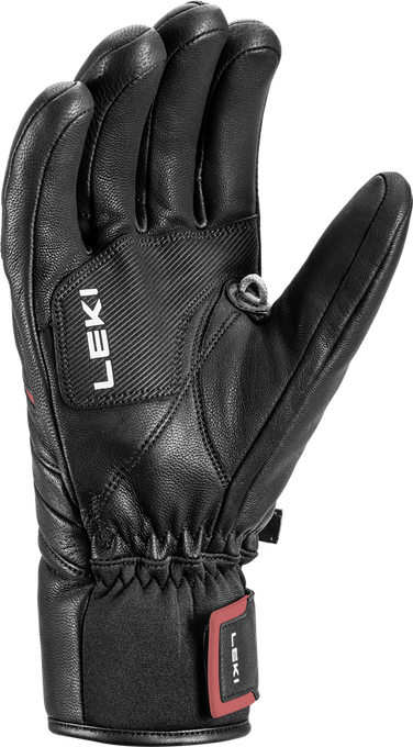 Gloves LEKI Phoenix 3D Black/Red - 2023/24