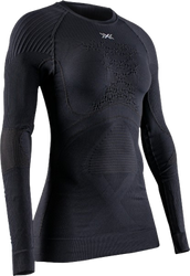 Thermounterwäsche X-bionic Energy Accumulator 4.0 Shirt LG SL Wmn Opal Black/Arctic White - 2025/26