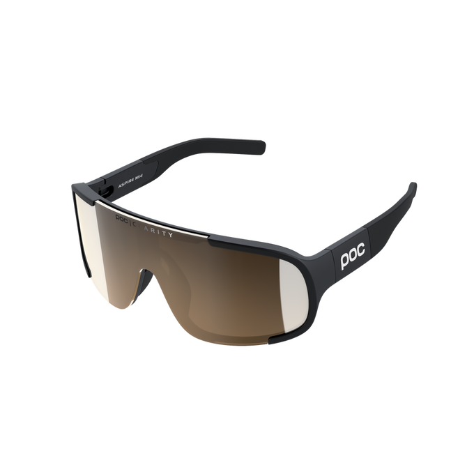 Sonnenbrille POC Aspire Mid Uranium Black/Clarity Trail/Partly Sunny Silver