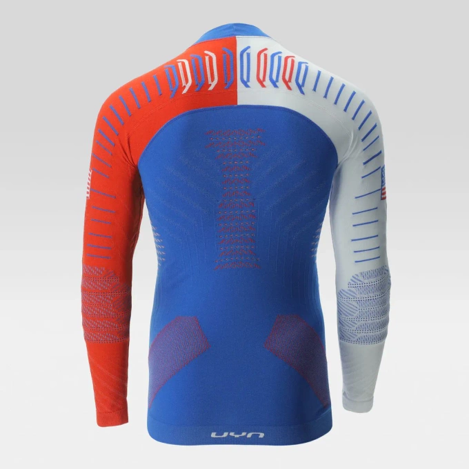 Thermounterwäsche UYN Natyon 3.0 USA Bode Miller UW Shirt LG SL Turtle Neck - 2024/25