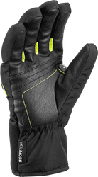 Gloves LEKI Griffin 3D Junior Black/Neon - 2023/24