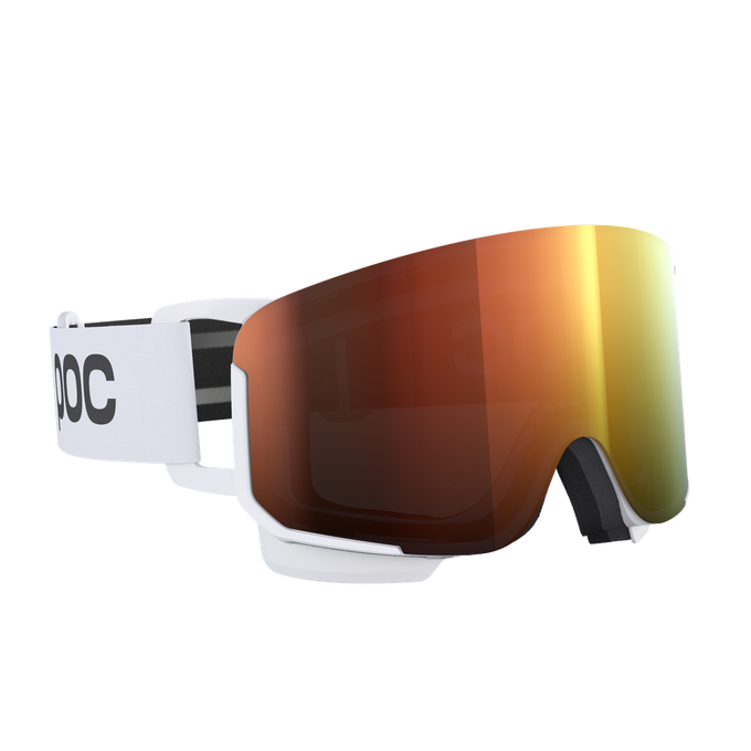 Goggles POC Nexal Hydrogen White/Partly Sunny Orange - 2024/25