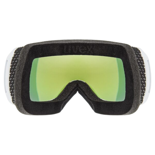 Goggles Uvex Downhill 2100 CV White Matt SL Orange-Green - 2023/24