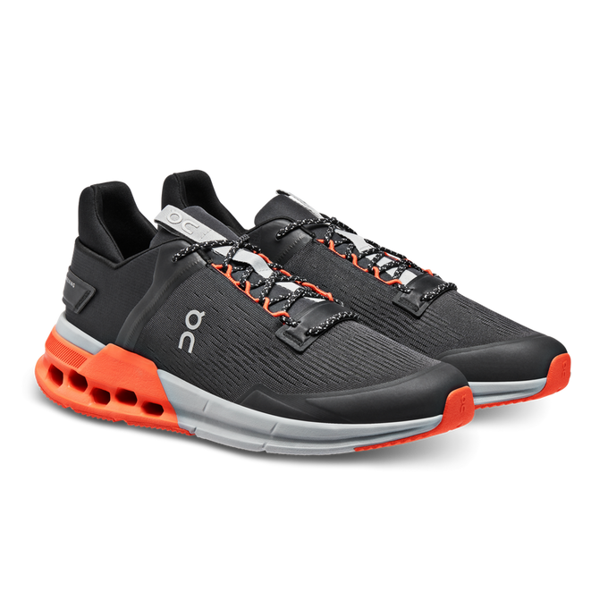 Men shoes On Running Cloudnova Flux Black/Flame