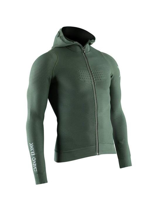 Kapuzenpullover Unisex X-BIONIC Instruktor 4.0 Olive Green/ Dolomite Grey - 2022/23