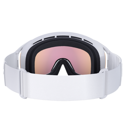 Goggles POC Zonula Hydrogen White/Partly Sunny Orange - 2024/25