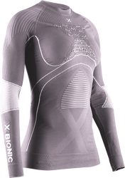 Thermounterwäsche X-bionic Energy Accumulator 4.0 Shirt LG SL WMN DUSTY LAVENDER/ARCTIC WHITE - 2025/26