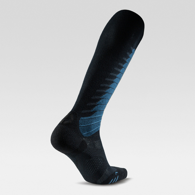 Ski socks UYN Man Ski One Biotech Black/Blue - 2024/25