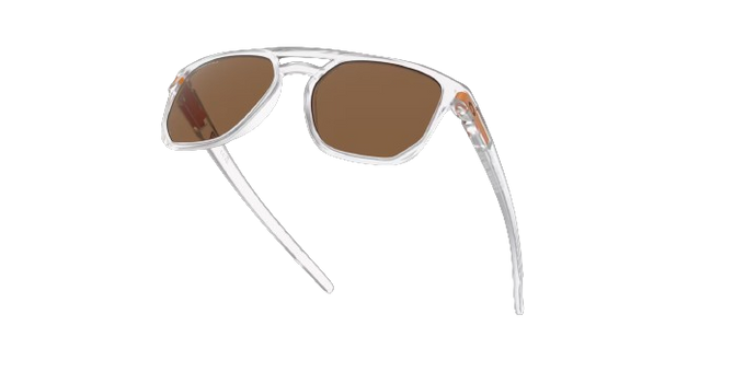 Sonnenbrille OAKLEY Latch Beta Introspect Collection Prizm Bronze Lenses / Matte Clear Frame