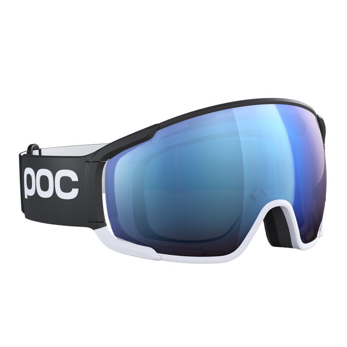 Goggles POC Zonula Race Uranium Black/Hydrogen White/Partly Sunny Blue - 2023/24