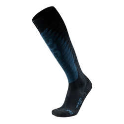 Ski socks UYN Man Ski One Biotech Black/Blue - 2024/25