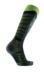 Ski socks Sidas Ski Comfort Black/Yellow - 2024/25