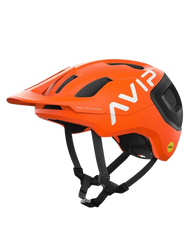 Bicycle helmet POC Axion Race MIPS Fluorescent Orange/Uranium Black Matt - 2024